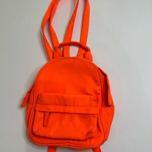 Forever 21 Neon Orange Backpack